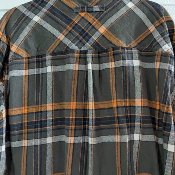 Legendary Whitetails Men's Buck Camp Flannel Shirt, Brown Plaid, XL, Long Sleeve - Picture 10 of 16
